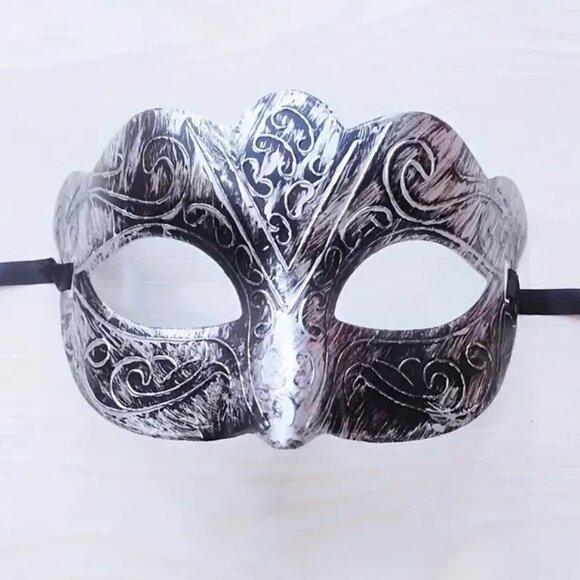 Masquerade Mask Faux Metal Costume Party Unisex Face Role play Cosplay Rave Sexy - Picture 2 of 4